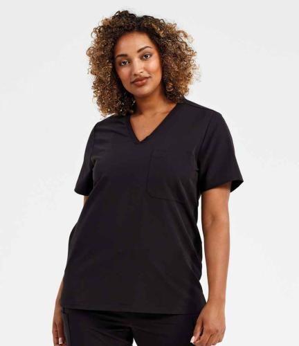 Onna by Premier Ladies Limitless Onna-Stretch Tunic - BLK - XXL